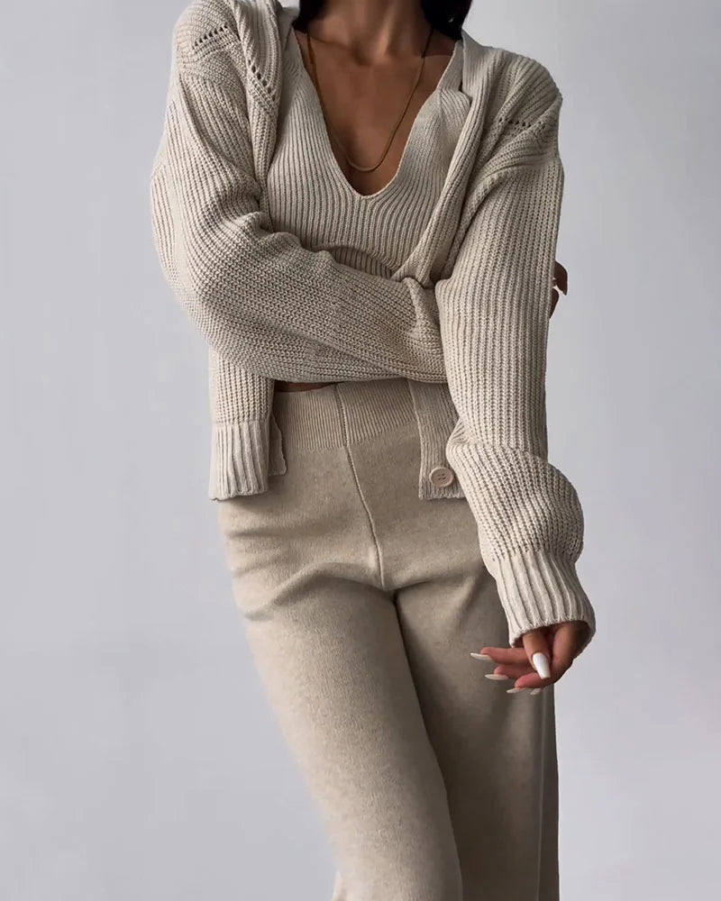 Amandine - Elegant Gebreid Set