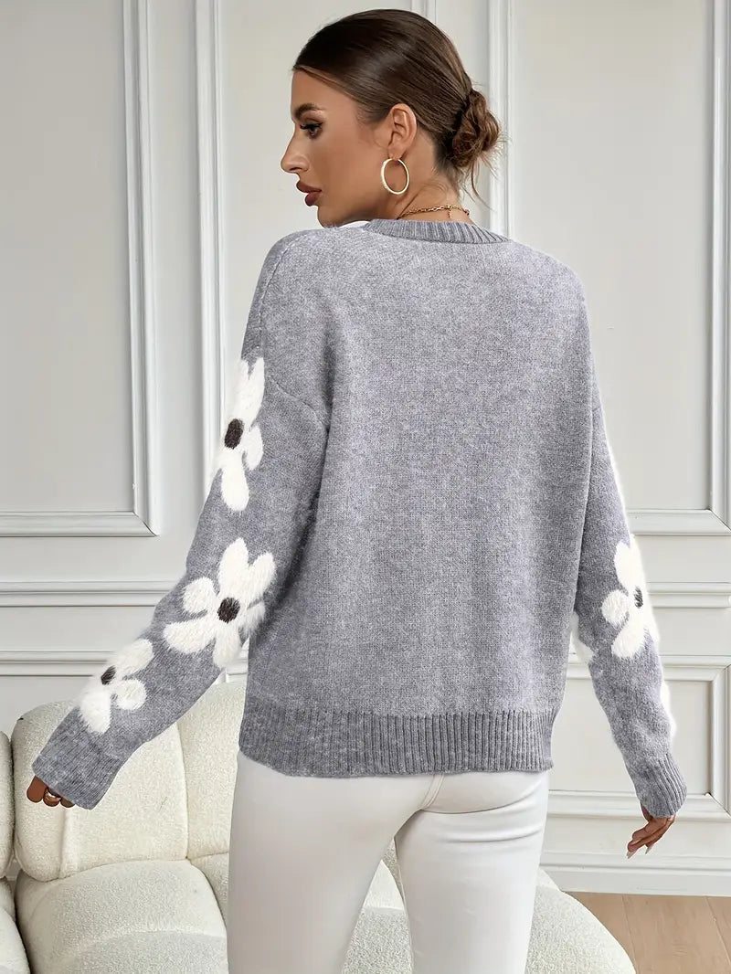 Daisy | Drop Knit Sweater