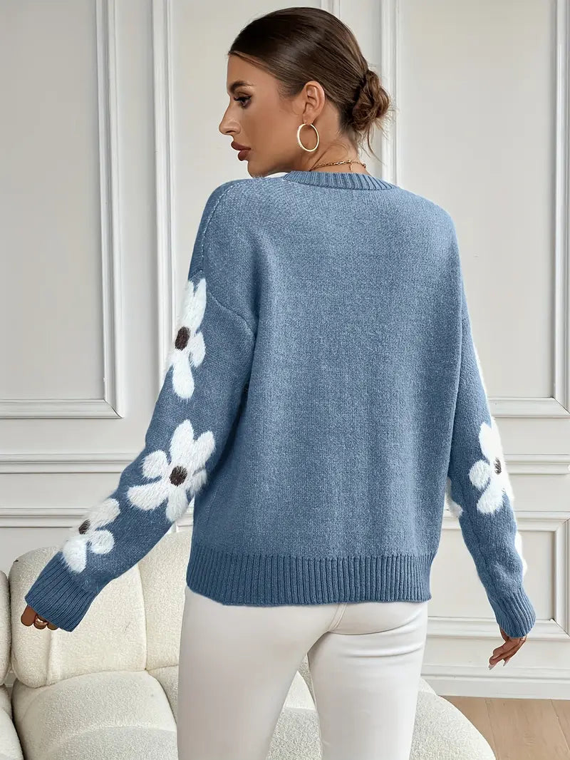Daisy | Drop Knit Sweater